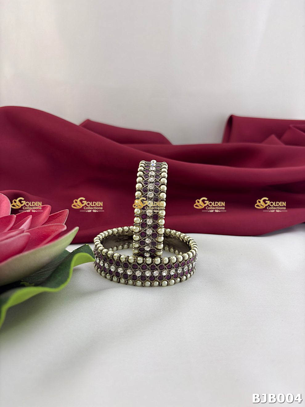 Black Plated Kemp Bangles for Bharatanatyam | Arangetram Dance Jewellery