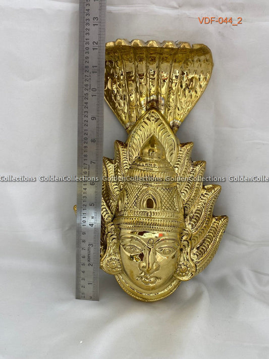 Varalakshmi Ammavaru Brass Face 12 in VDF044 deity face for pooja alankaram image 2