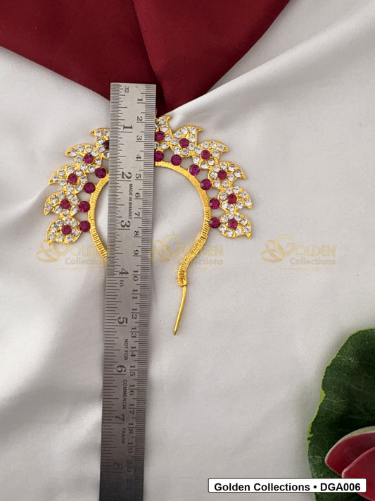 Side view of Classic Deity Arch for Idol Alankaram showing arch depth and placement shape
