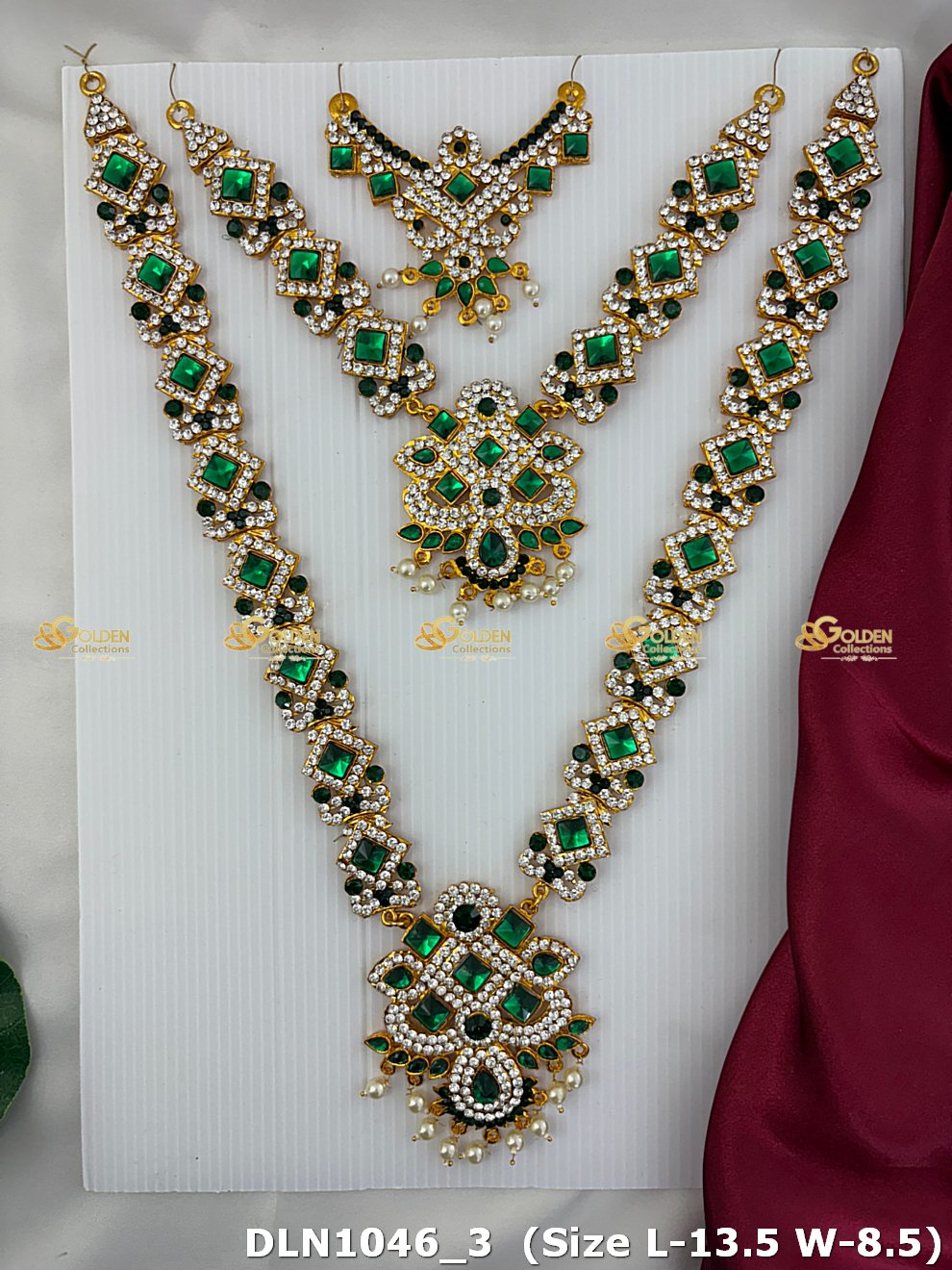 Deity Decorative Long Necklace Timeless Beauty Goldencollections_3