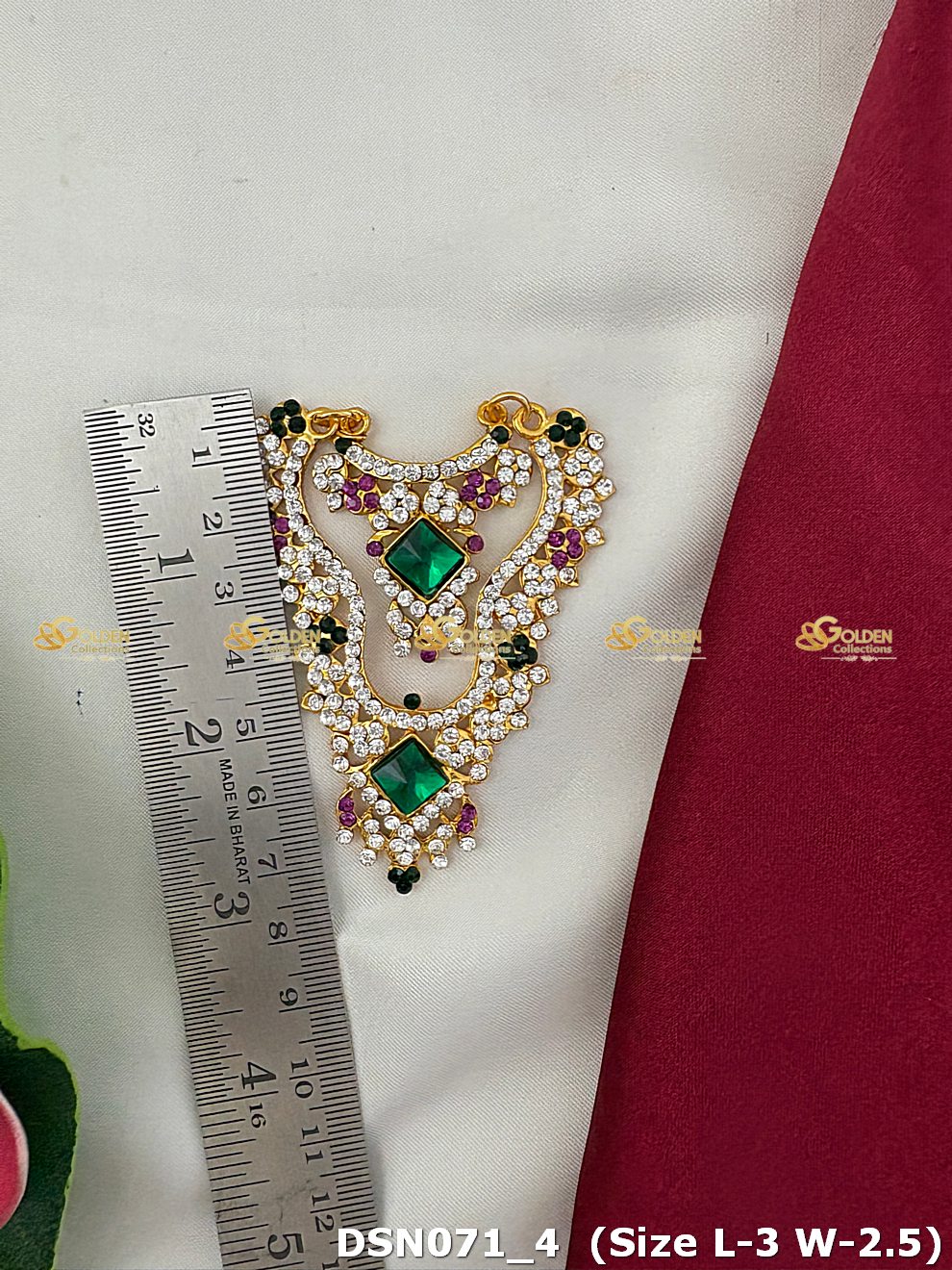 Amman / Ammavaru Chest Necklace DSN071 for Venkateshwara and goddess idol chest alankaram image 3