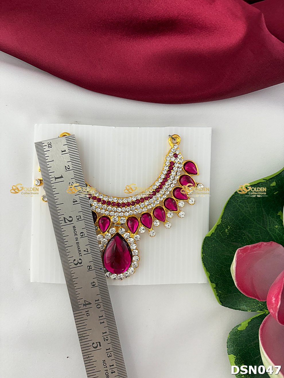 Deity Stone Necklace - GoldenCollections DSN-047 goldencollections