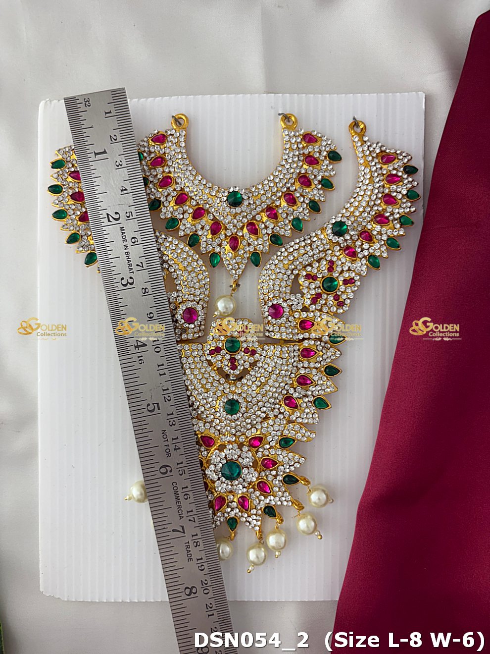 divine amman jewellery set goldencollections dsn 054_3