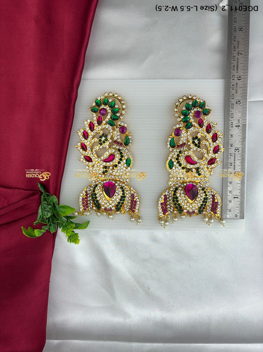 Deity Karna Pathakam Earrings DGE011 deity earrings image 2