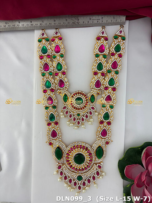 Elegant Temple Deity Necklace Dln 099_2