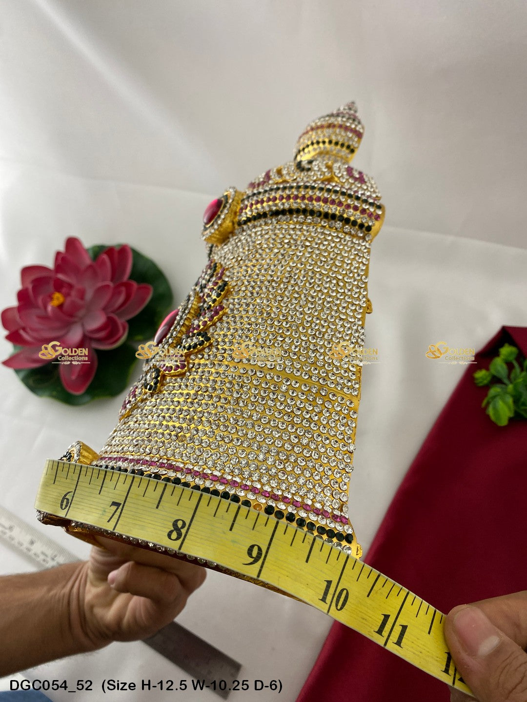 Exquisite God Goddess Crown Goldencollections Size: 12.5 X 10.5 X 6, Color: Multi, Style: Half Round Image 52