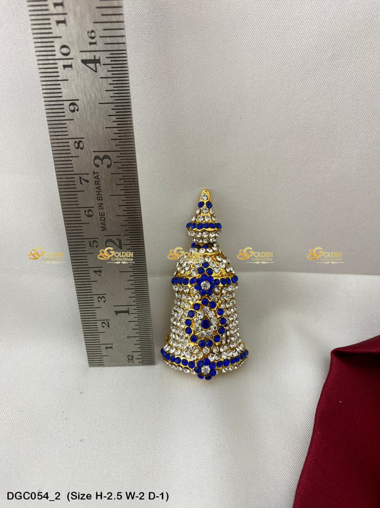 Exquisite God Goddess Crown Goldencollections Size: 2.5 X 2 X 1, Color: Blue, Style: Half Round Image 54