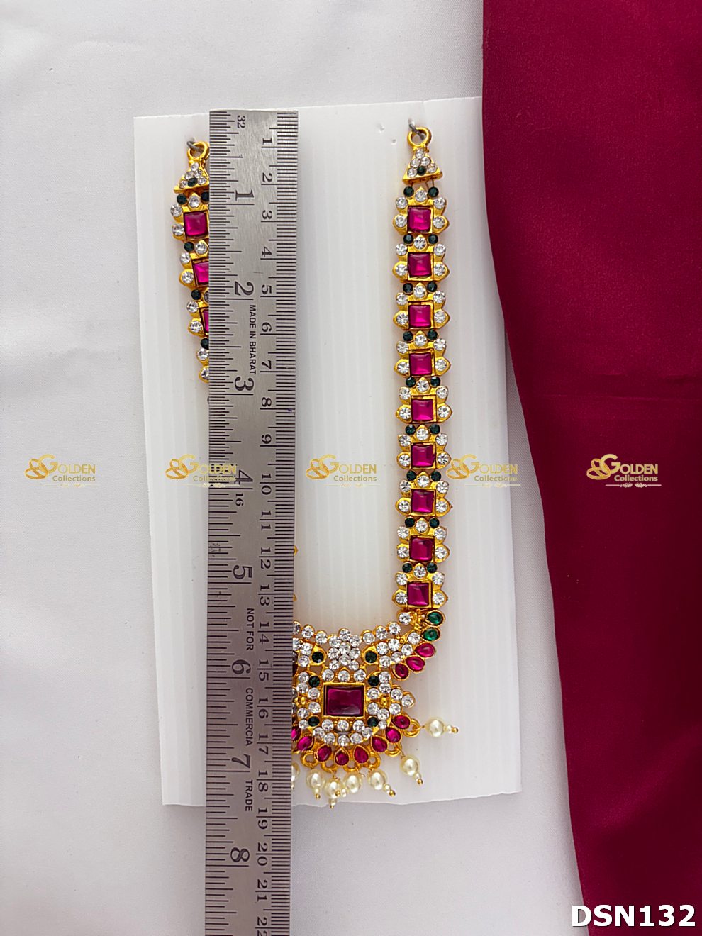 Lakshmi / Amman 1 Step Short Necklace DSN132 deity short necklace image 3