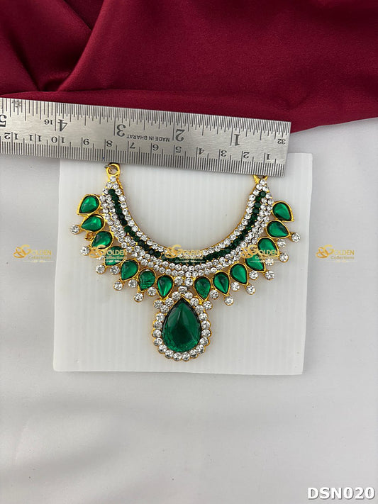 Deity Green 1 Step Short Necklace DSN020 deity short necklace image 2