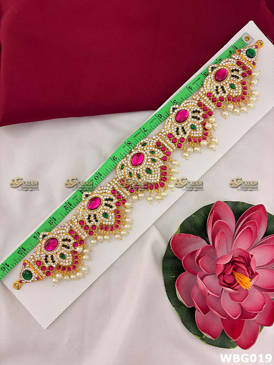 Deity Vaddanam Waist Belt with Stone Work WBG019