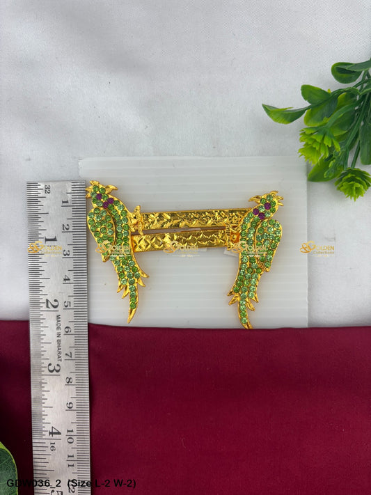 Goddess With Parrot In Hand Goldencollections Size: 2 x 2, Color: Green, Style: Parrot Image 2