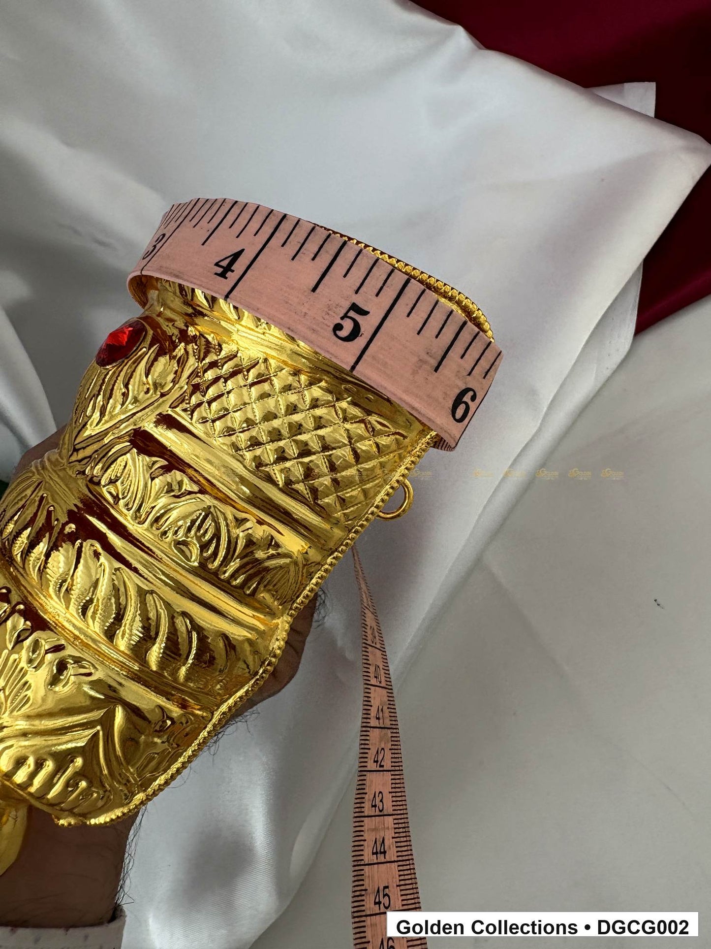 Additional product detail view of Gold Plated Deity Crown for God and Goddess Idols from Golden Collections