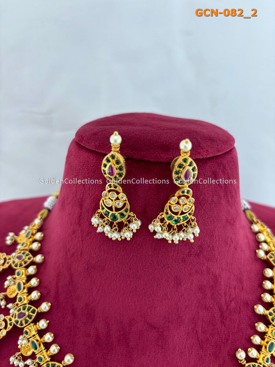 Gold Plated Necklace And Earring Set : Goldencollections GoldenCollections 3