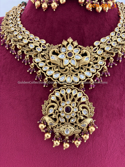 Gold Plated Plated Necklace : Big Costume Necklaces GoldenCollections 2