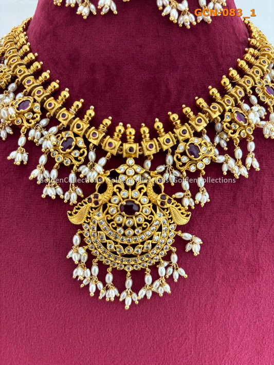 Guttapusalau Necklace Designs With Price : Goldencollections GoldenCollections 2