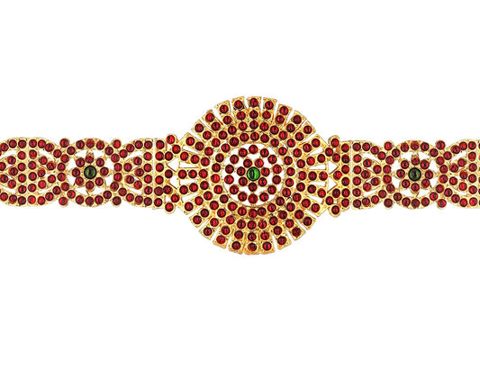 Temple Inspired Waist Belt Vaddanam Golden Collections