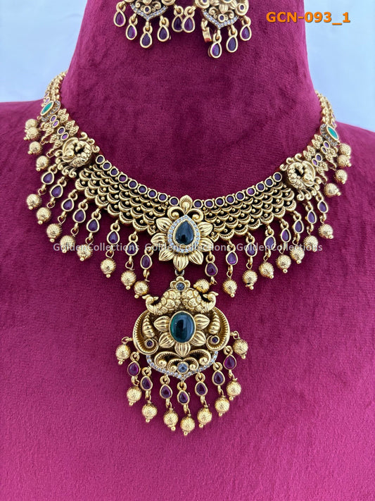 Heavy Gold Plated Necklace : Fashion Bib Necklace Golden Collections 2