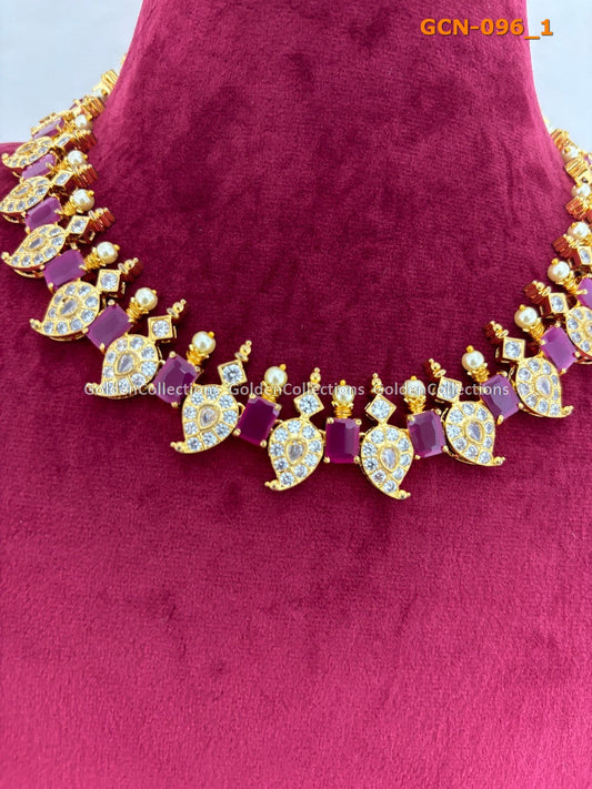 Heavy Necklace Set : Fashion Jewellery Necklace Sets Online GoldenCollections 2