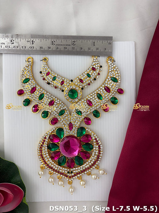 hindu god inspired necklace goldencollections dsn 053_2