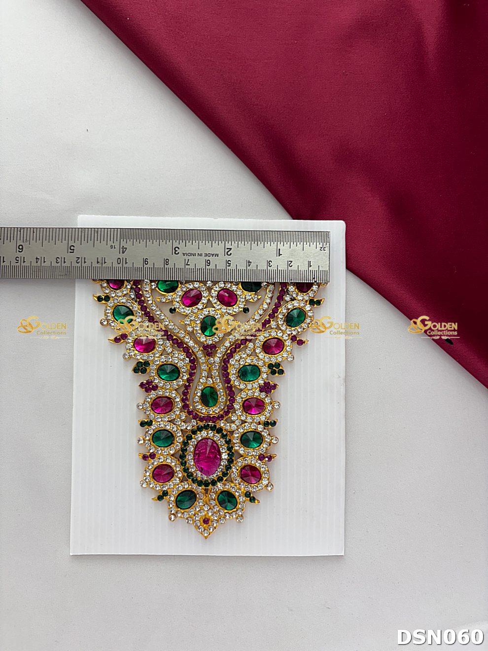 Amman / Ammavaru 1 Step Stone Short Necklace DSN060 deity short necklace image 3