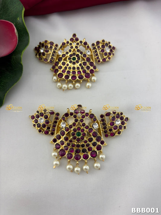 Kemp Bajuband | Temple Vanki Armband for Bharatanatyam