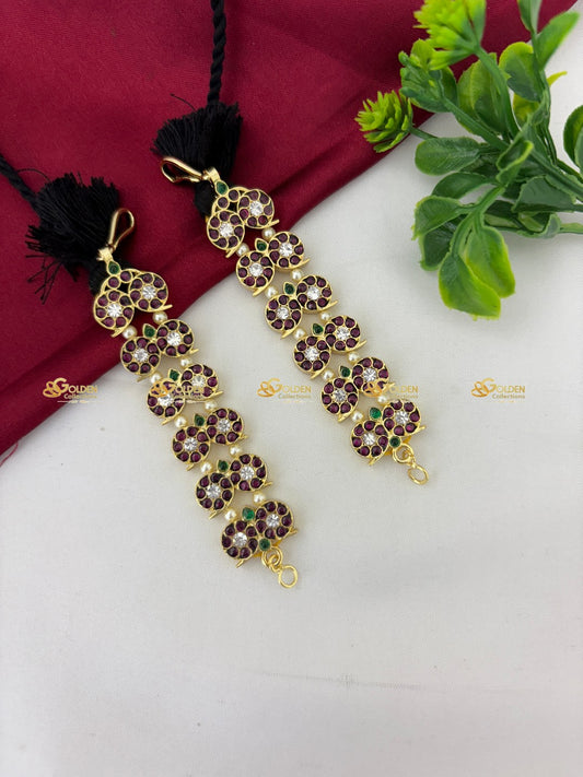 Kemp Ear Chain Matil Classical Dance Jewelry Color: Kemp Style: Kemp Mattal Image 2