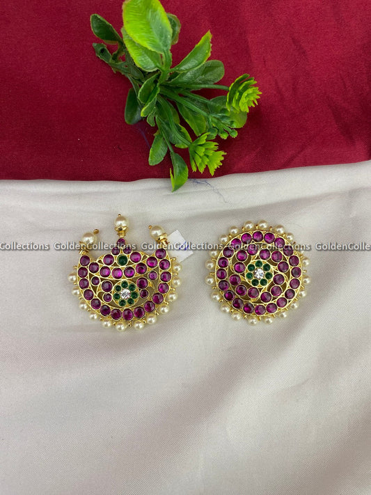 Kemp Jewellery Sun Moon For Bharatanatyam Dancers Color: Kemp Style: Kemp Sun And Moon Image 2