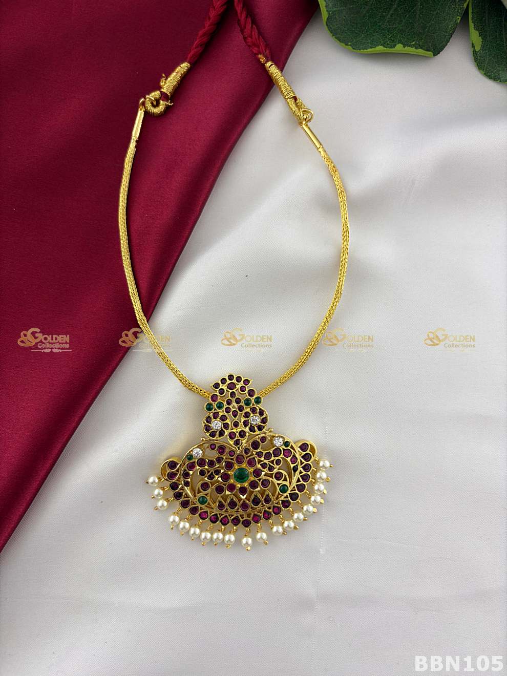 Kemp Short Necklace for Bharatanatyam | Temple Jewellery Choker