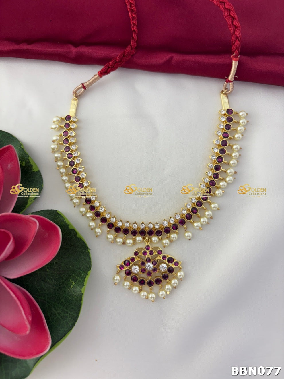 Kemp Short Necklace with Pendant | Temple Jewellery