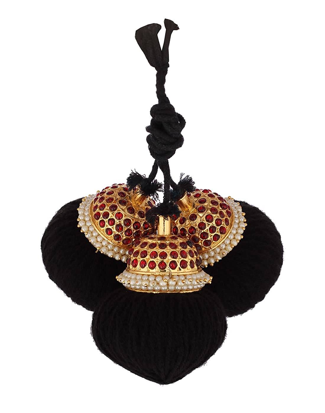 Bharatanatyam Hair Accessories Set Pearl Embellishments