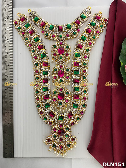 Deity Chest Long Haram DLN151 deity long haram measurement photo showing ruler or tape length and width reference