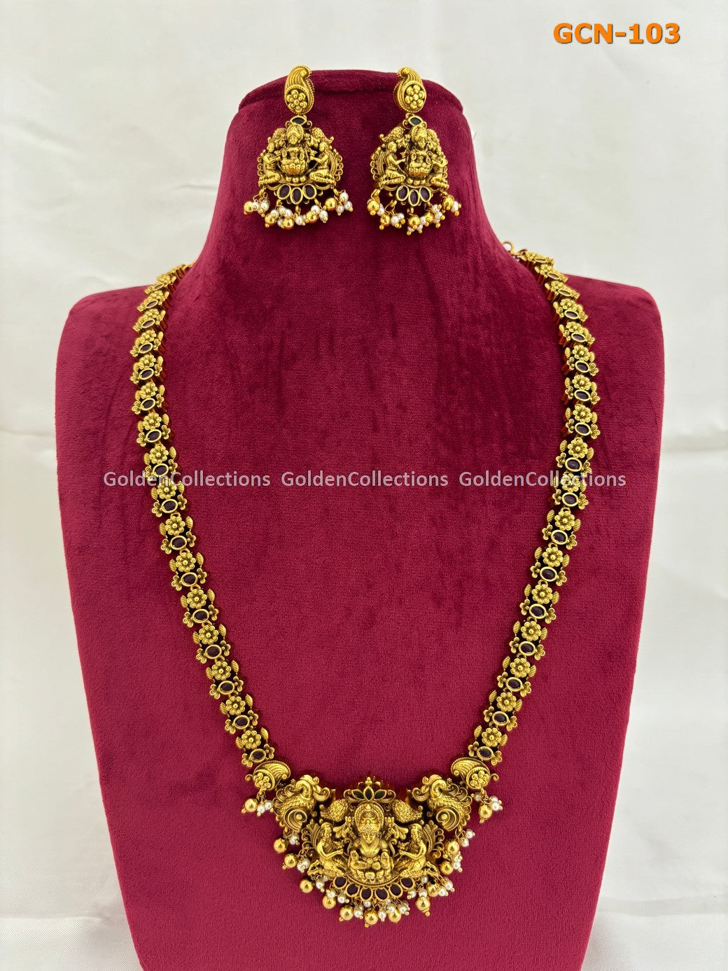 Necklaces In Style 2024 Latest Gram Gold Jewellery GCN-103