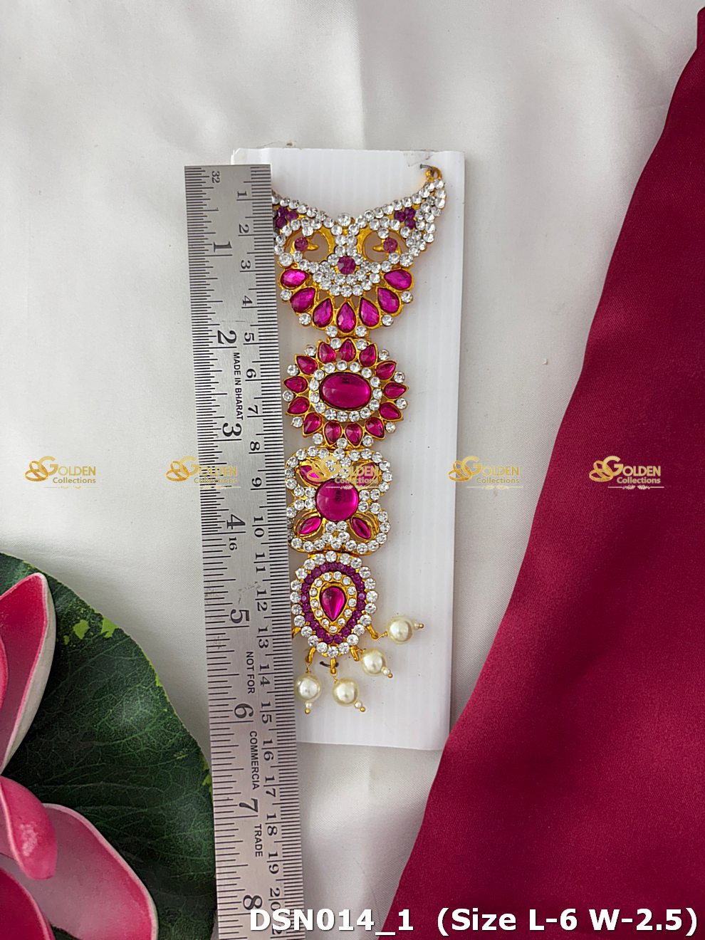 ornate deity short necklace goldencollections dsn 014_3