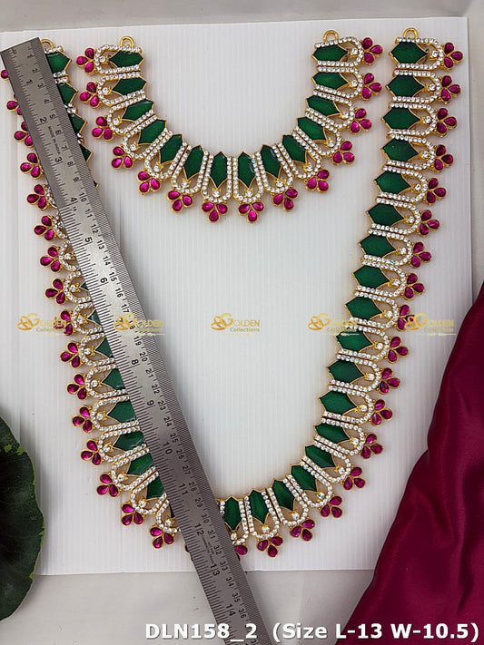 Ornate Temple Deity Long Necklace Exclusive Collection Dln 158_2