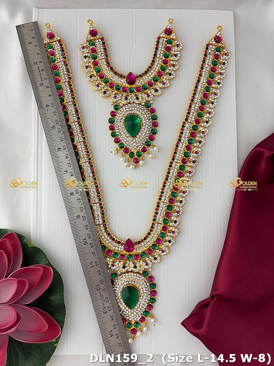 Ornate Temple Deity Long Necklace Limited Edition Dln 159_2