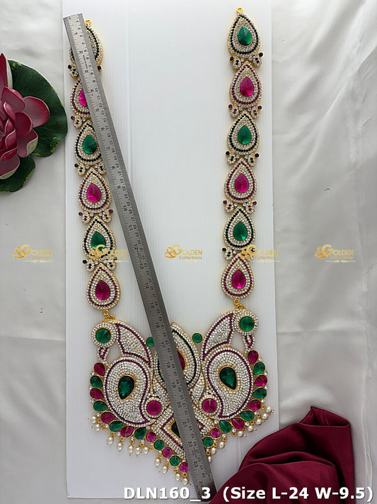 Ornate Temple Deity Long Necklace Timeless Beauty Dln 160_2