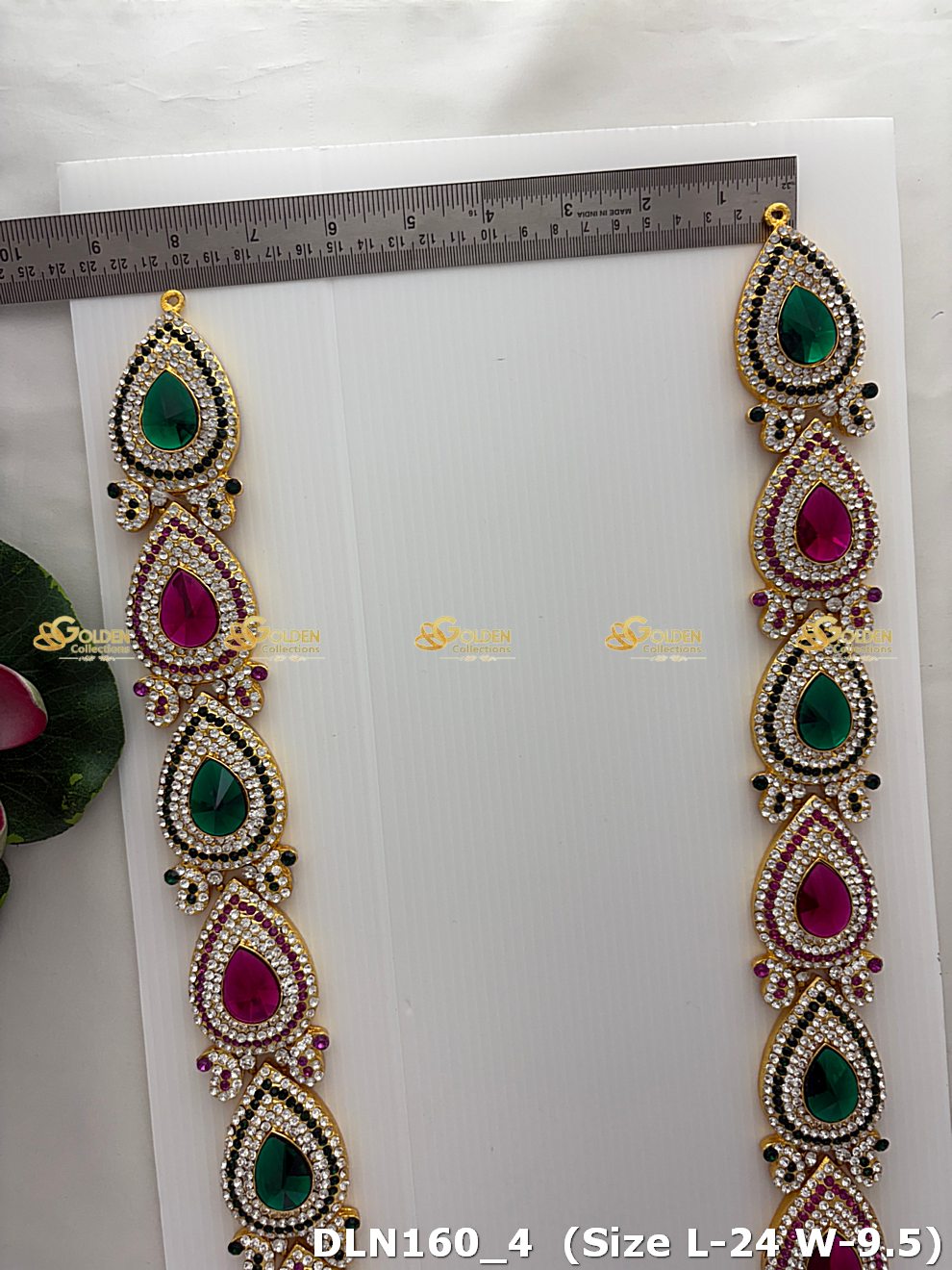 Ornate Temple Deity Long Necklace Timeless Beauty Dln 160_3