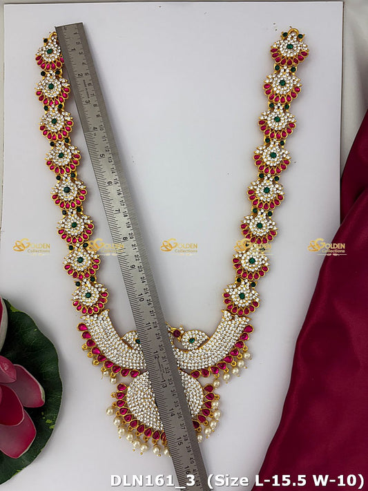 Peacock Perfection Long Harams With Peacock Designs Dln 161_2