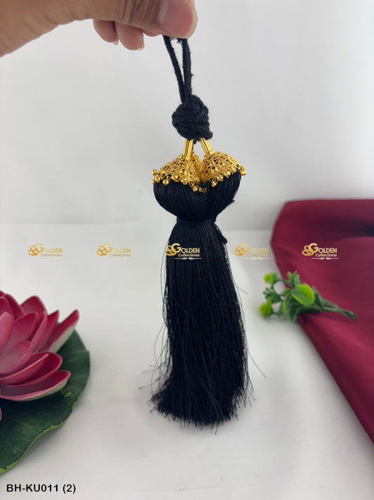 Premium Quality Jada Kucchulu for Bharatanatyam Artists Size: One Size, Color: Black, Style: Jada Kuppulu Image 2