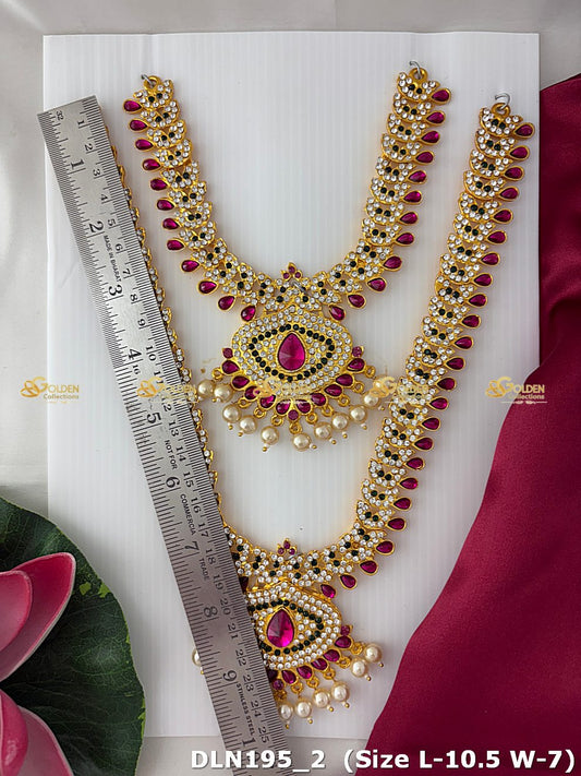 Sacred Three Layer Necklace Deity Jewellery Goldencollections_2