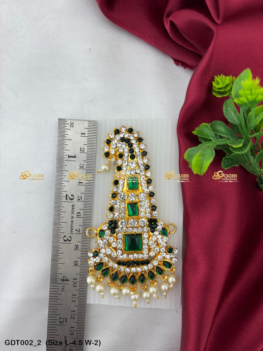 Shop For Divine Deity Taira Goldencollections Size: 4.5 x 2, Color: Green, Style: Taira Image 2