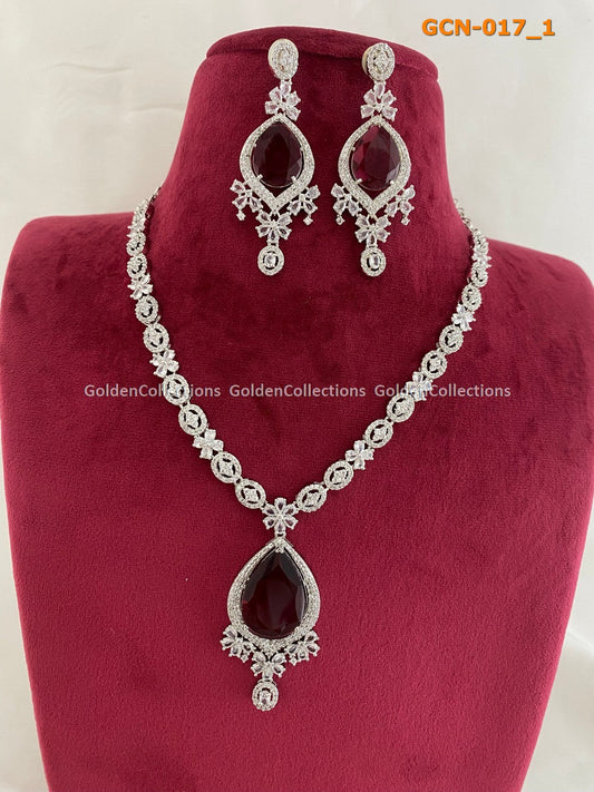 Silver Necklace Jewellery : Fashion Collar Necklace GoldenCollections 2