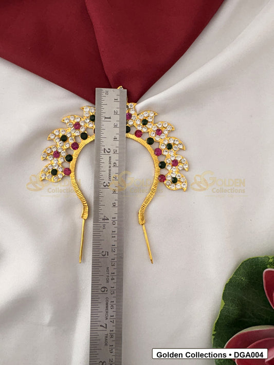 Side view of Small Deity Arch for Idol Alankaram showing arch depth and placement shape