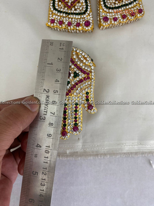 Multi colour stone-hastapatham-hands-and-legs-for-goddess-lakshmi-devi-vhl-023 2