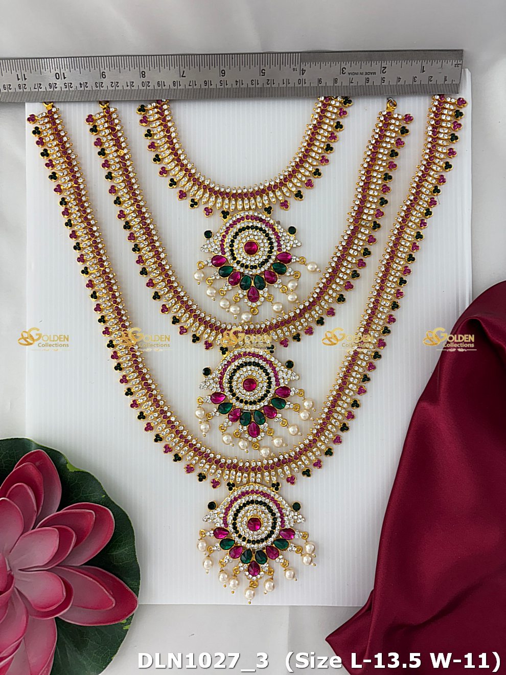 Temple Deity Necklace Sacred Adornments Goldencollections_3