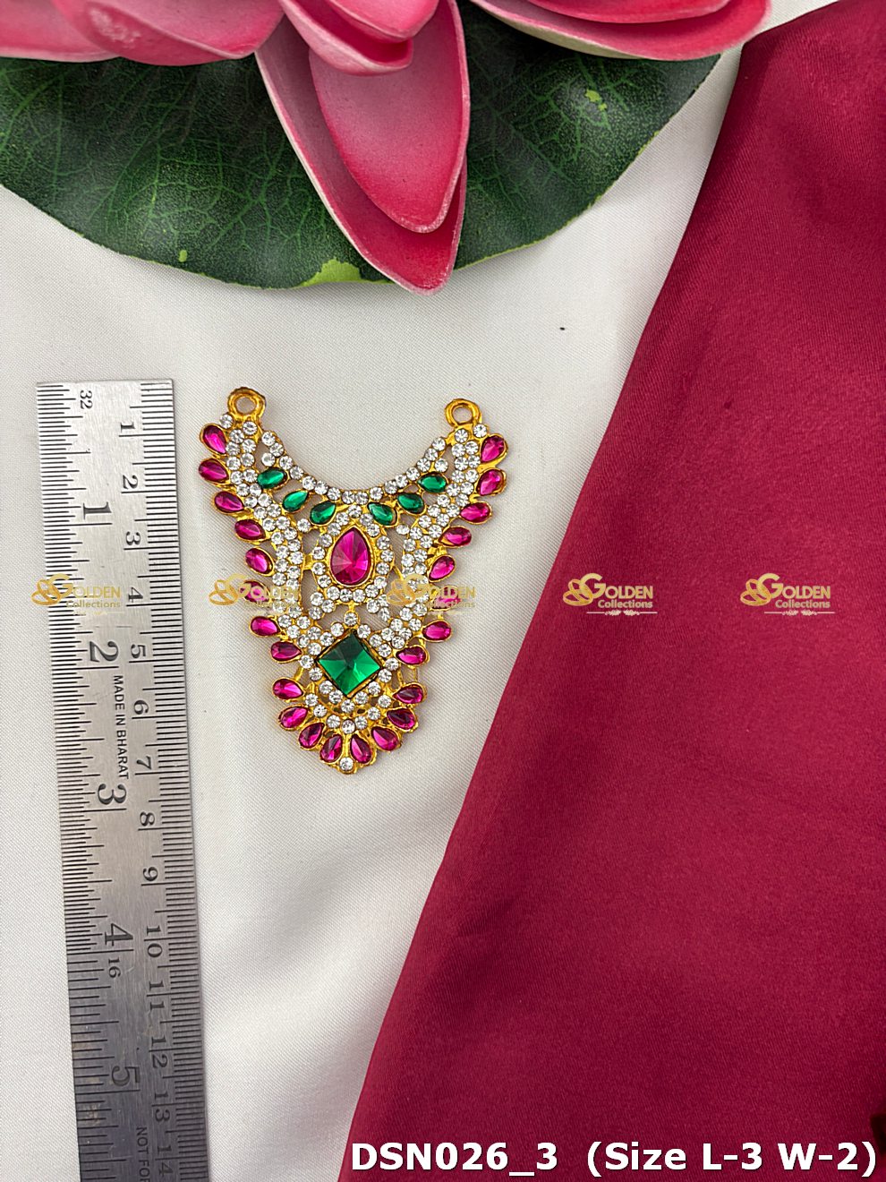 temple deity short necklace goldencollections dsn 026_3