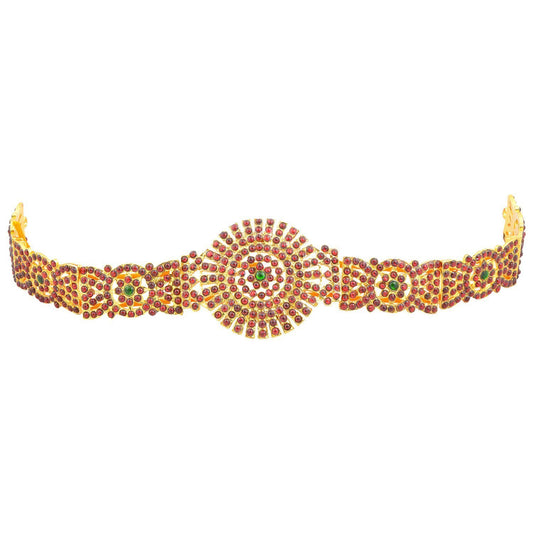 Temple Bharatanatyam Vaddanam Waist Belt Goldencollections
