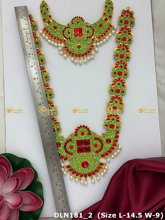 Traditional Goddess Lakshmi Necklace Dln 181_2