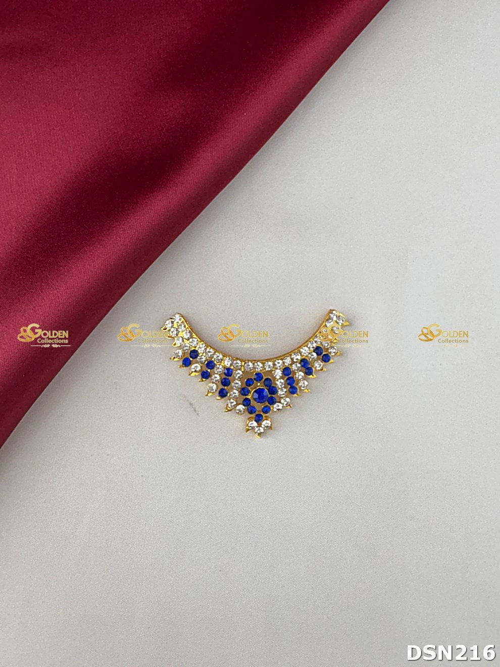 Traditional Short Necklace for Hindu Deity GoldenCollections DSN-216