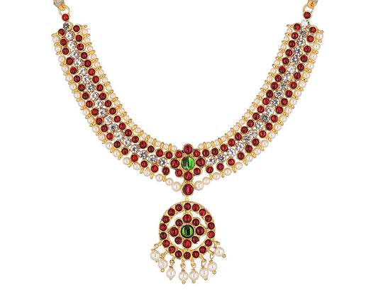 Graceful Bharatanatyam Short Necklace